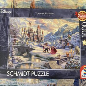 Puzzle Schmidt 1000 "Beauty and the Beast's Winter Enchantment"