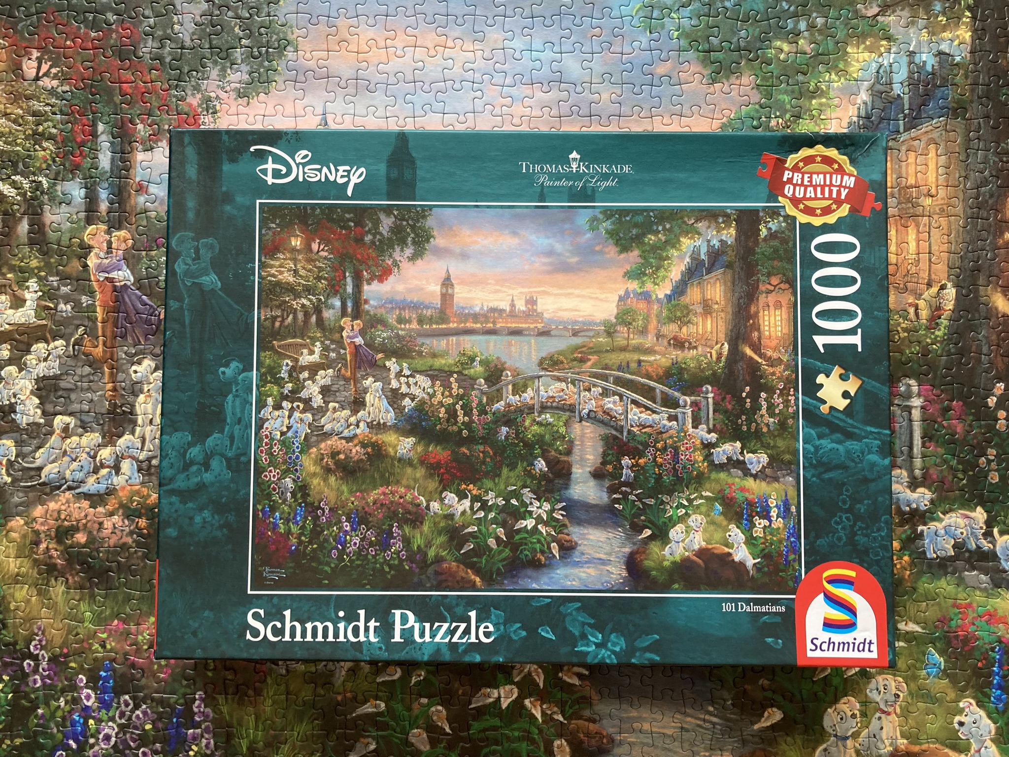 Puzzle Schmidt 1000 "101 Dalmatians"