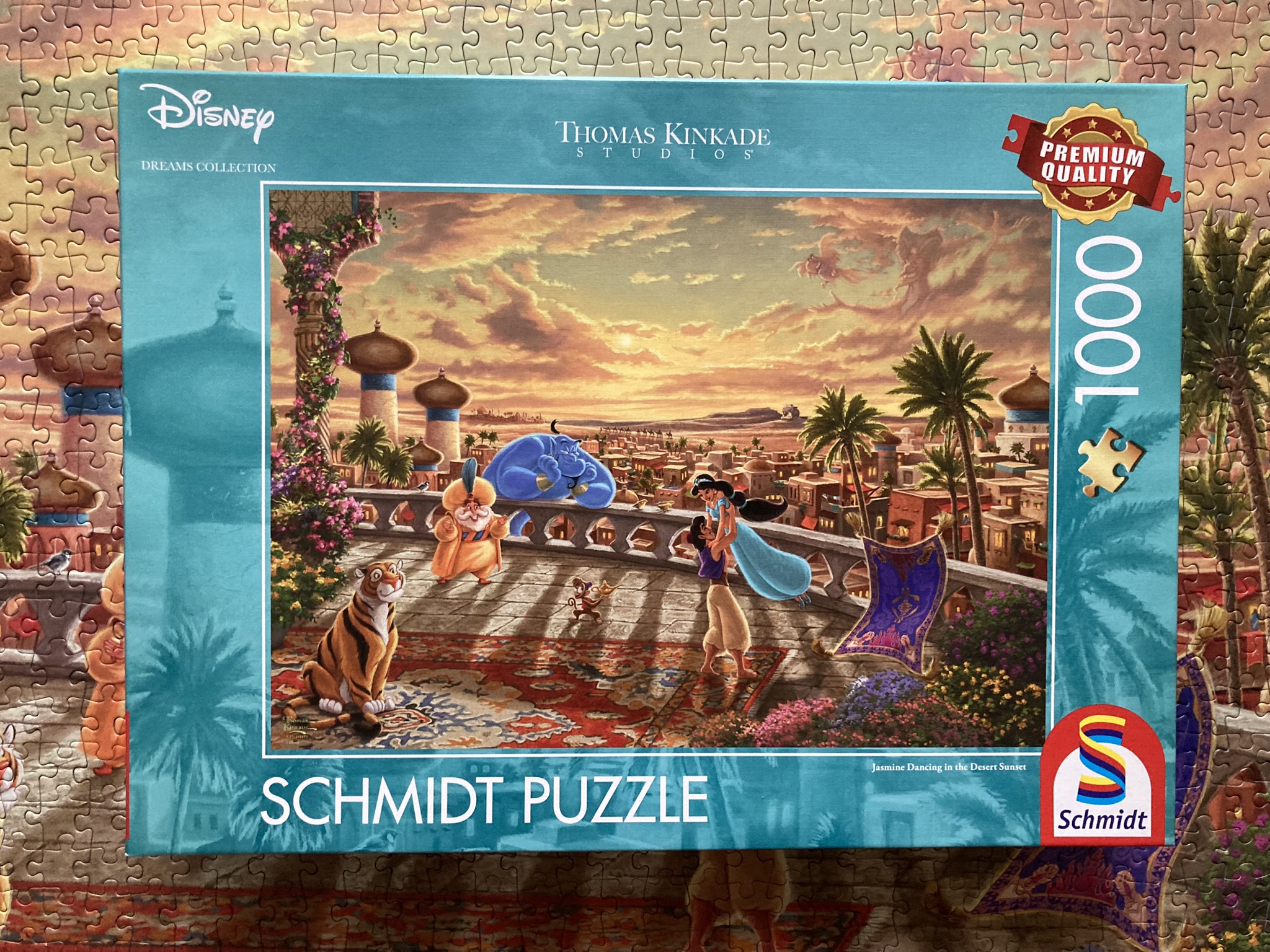 Puzzle Schmidt 1000 "Jasmine Dancing in the Desert Sunset"