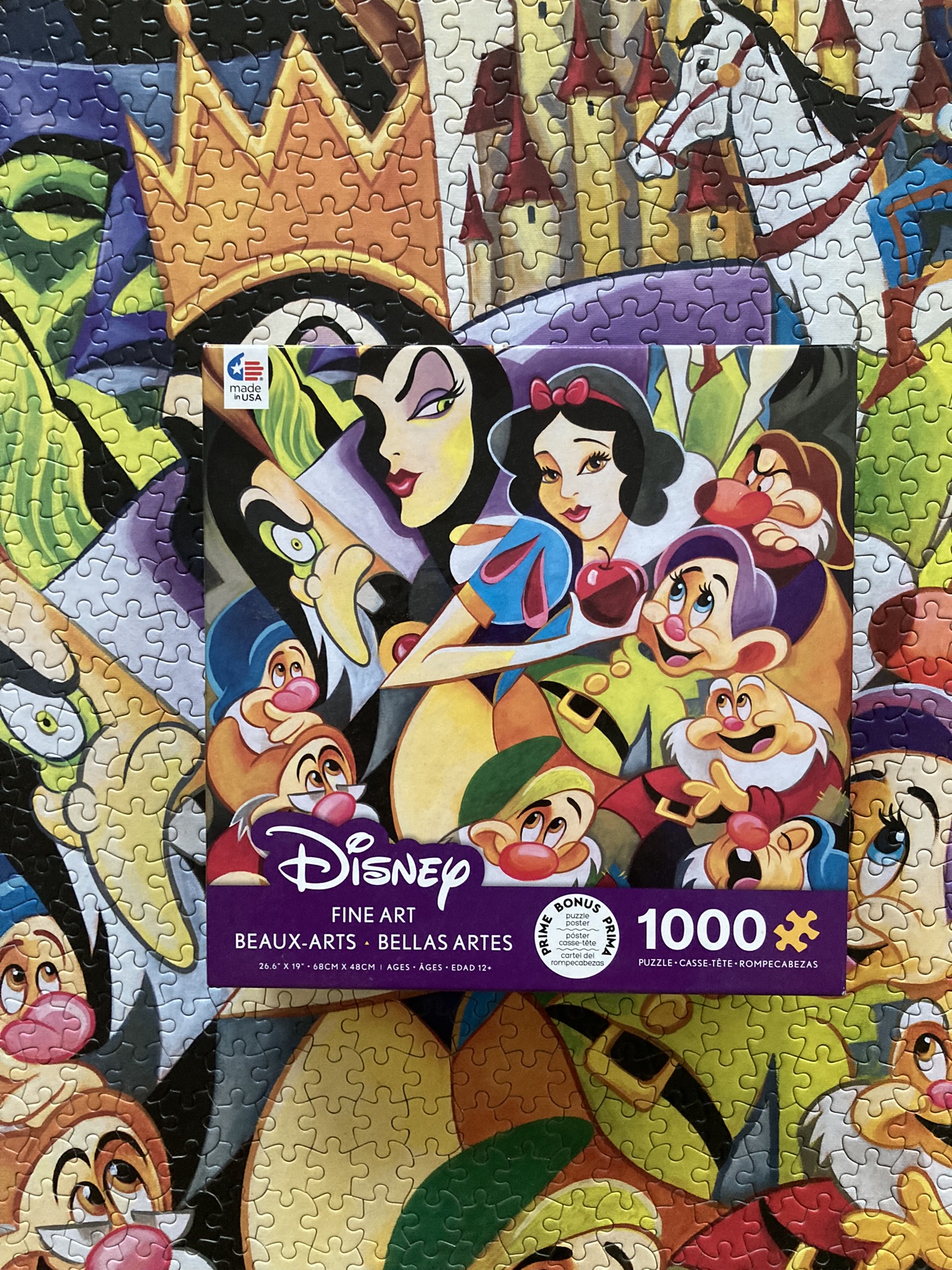 Puzzle Ceaco 1000 "Enchantment of Snow White" + Plakat