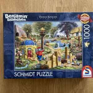 Puzzle Schmidt 1000 "Benjamin Blumchen - Ein Tag im Neustadter ZOO"