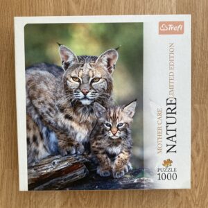 Puzzle Trefl 1000 "Mother Care - Bobcat"