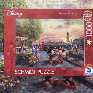 Puzzle Schmidt 1000 "Mickey and Minnie in London"