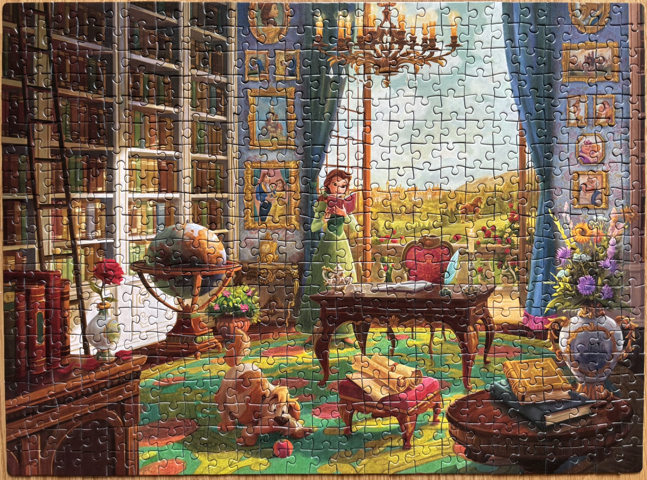 Puzzle Clementoni 500 "Belle" + Plakat - obrazek 2