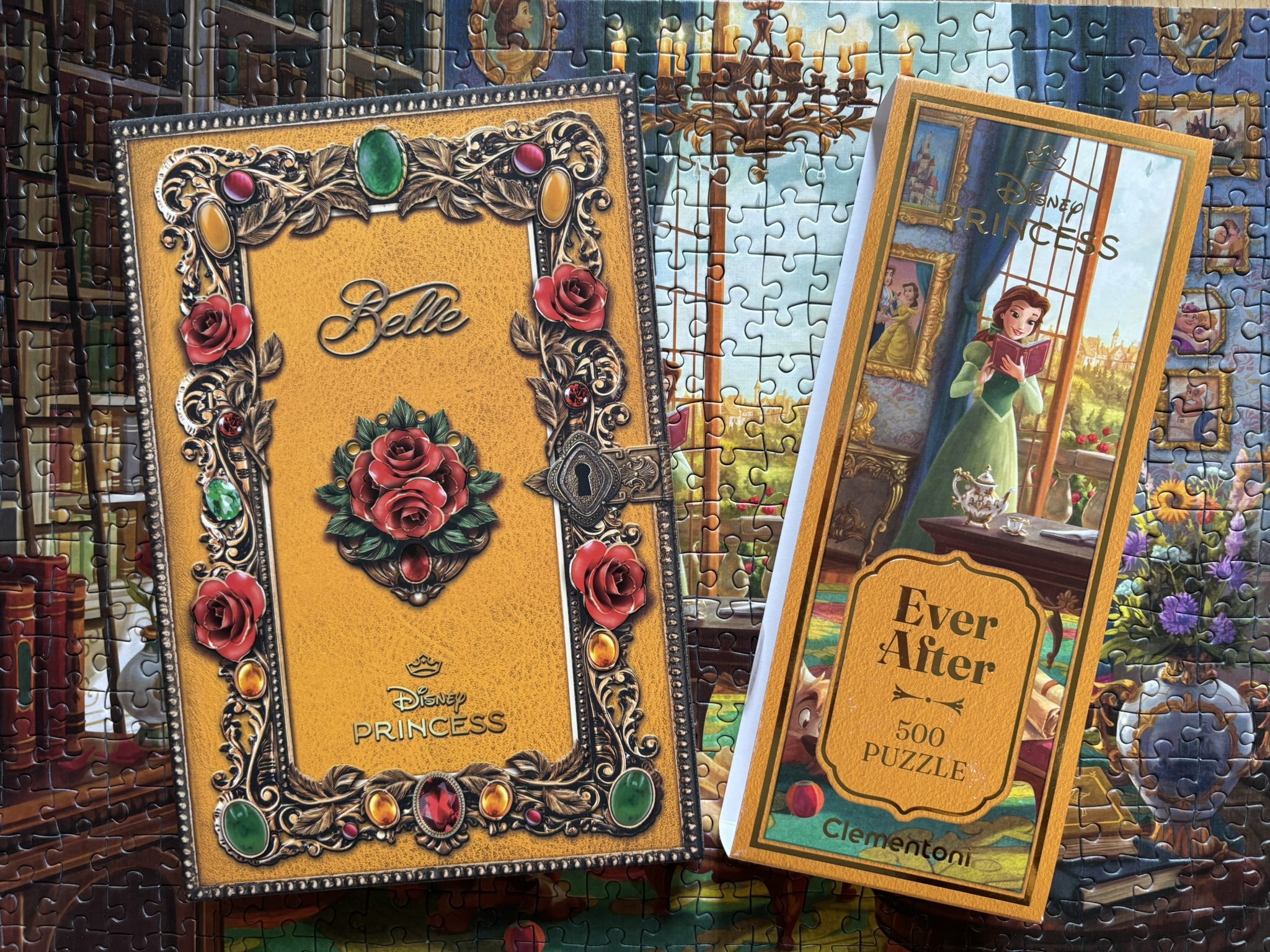 Puzzle Clementoni 500 "Belle" + Plakat