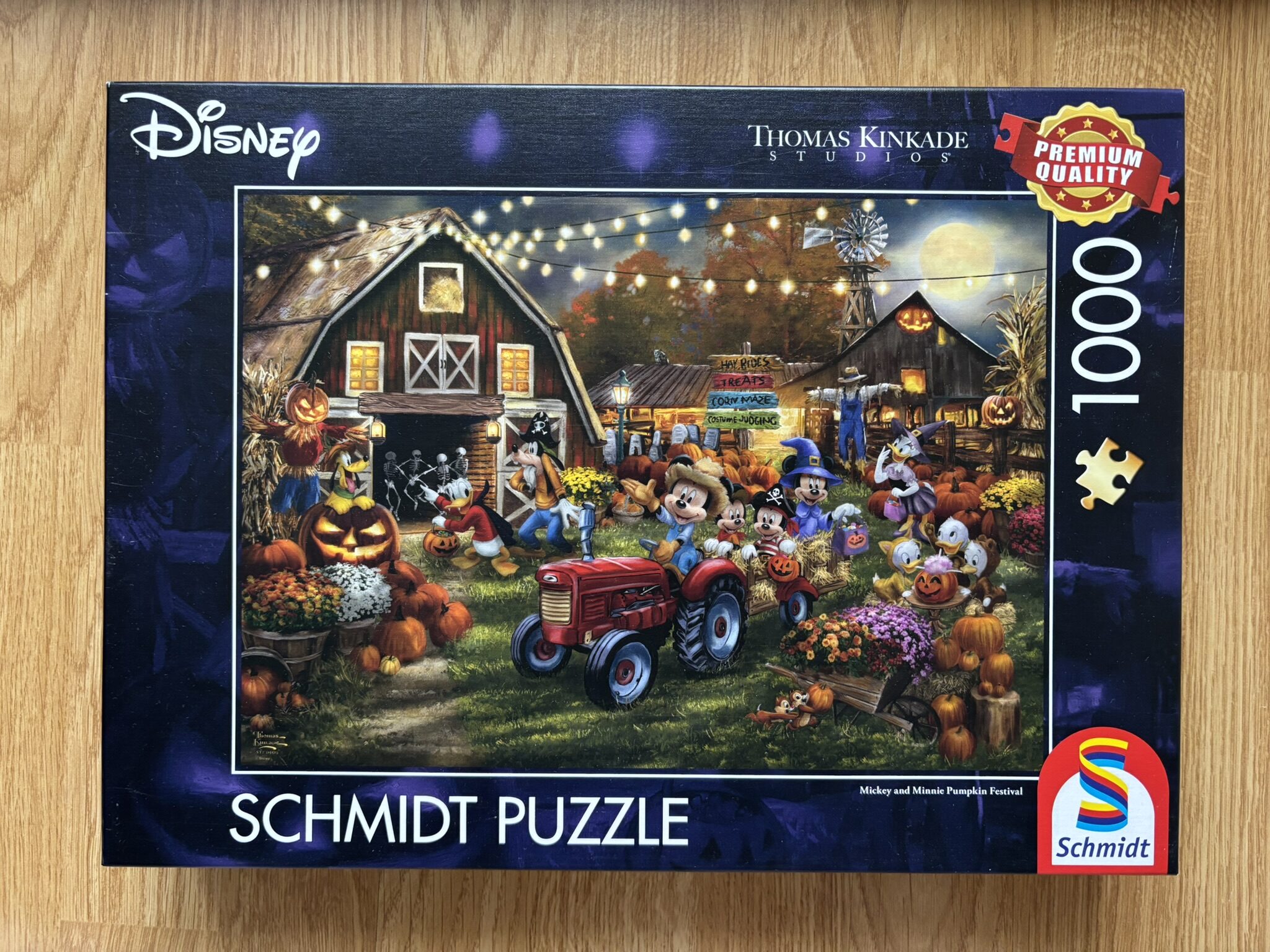 Puzzle Schmidt 1000 "Mickey and Minnie Pumpkin Festival"
