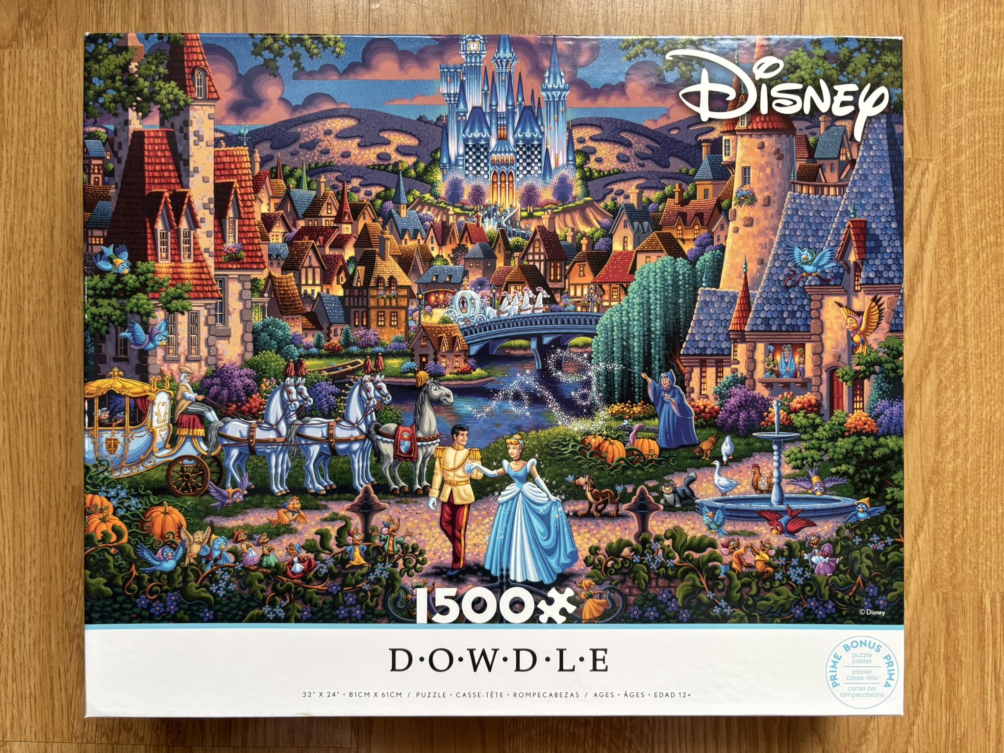 Puzzle Ceaco 1500 "Cinderella's Enchanted Evening" + Plakat